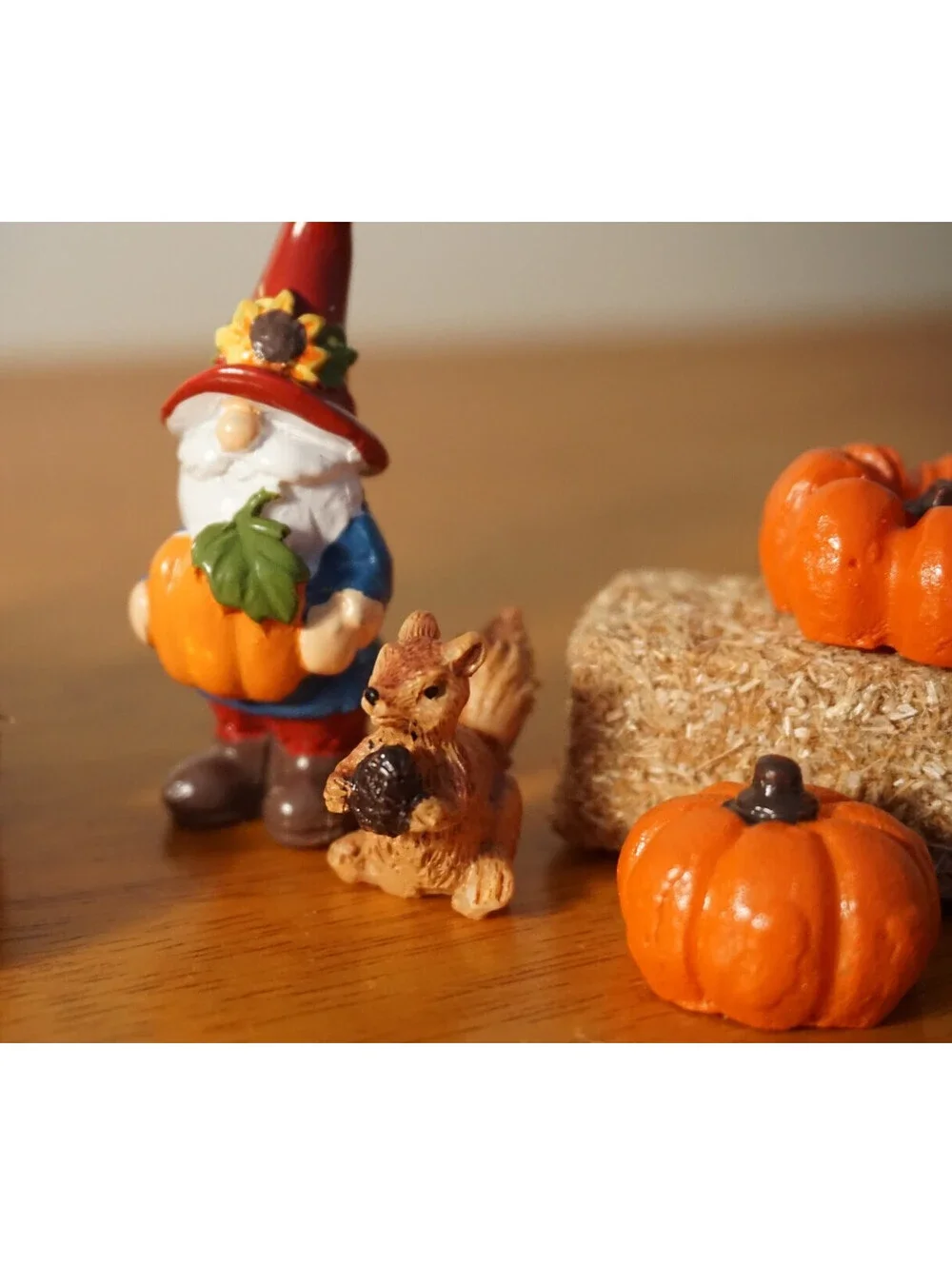 13 Fall Gnome Pumpkins Halloween Village House Farm Garden Accessories Decor NEW